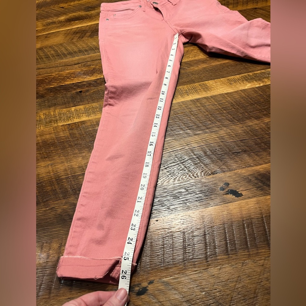 Seven7 skinny jeans dusty rose size 6 - Picture 3 of 7